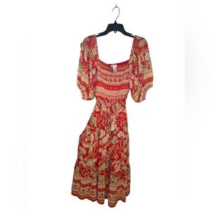 Flying tomato floral dress